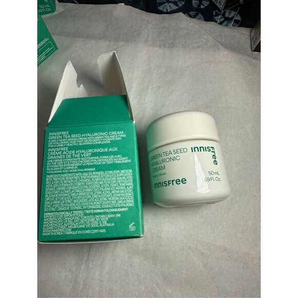 innisfree Green Tea Seed Hyaluronic Acid Hydrating Cream 50ml 2 in stocks, exp 0 - Picture 2 of 4